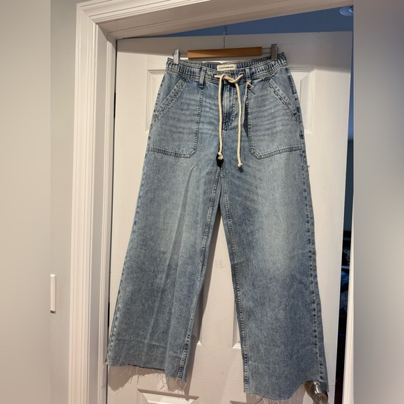 NEW Lucky Brand Light Blue Wide Leg Jeans - Picture 4 of 13